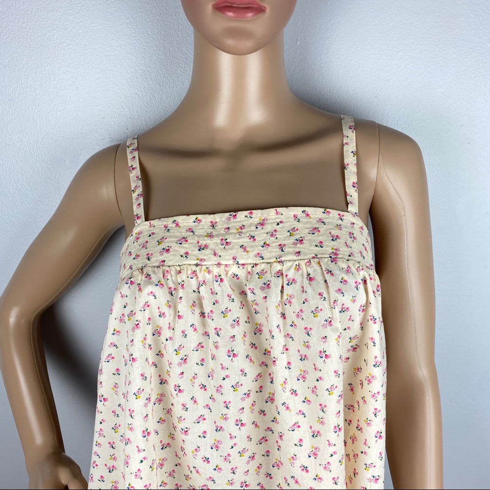 NEW MADEWELL SPAGHETTI STRAP FLORAL TANK TOP - Picture 4 of 8